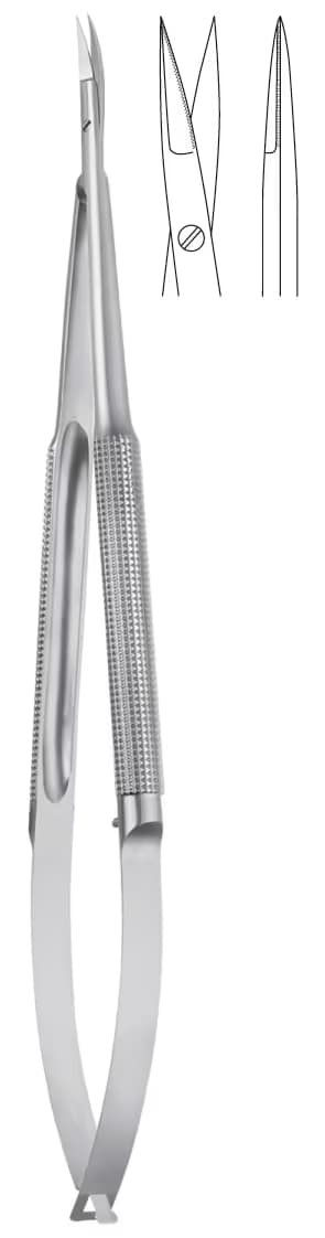 MİKRO MAKAS 18cm S/S DÜZ