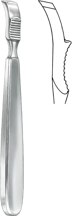 RASPARATOR FARABEUF 15cm EĞRİ