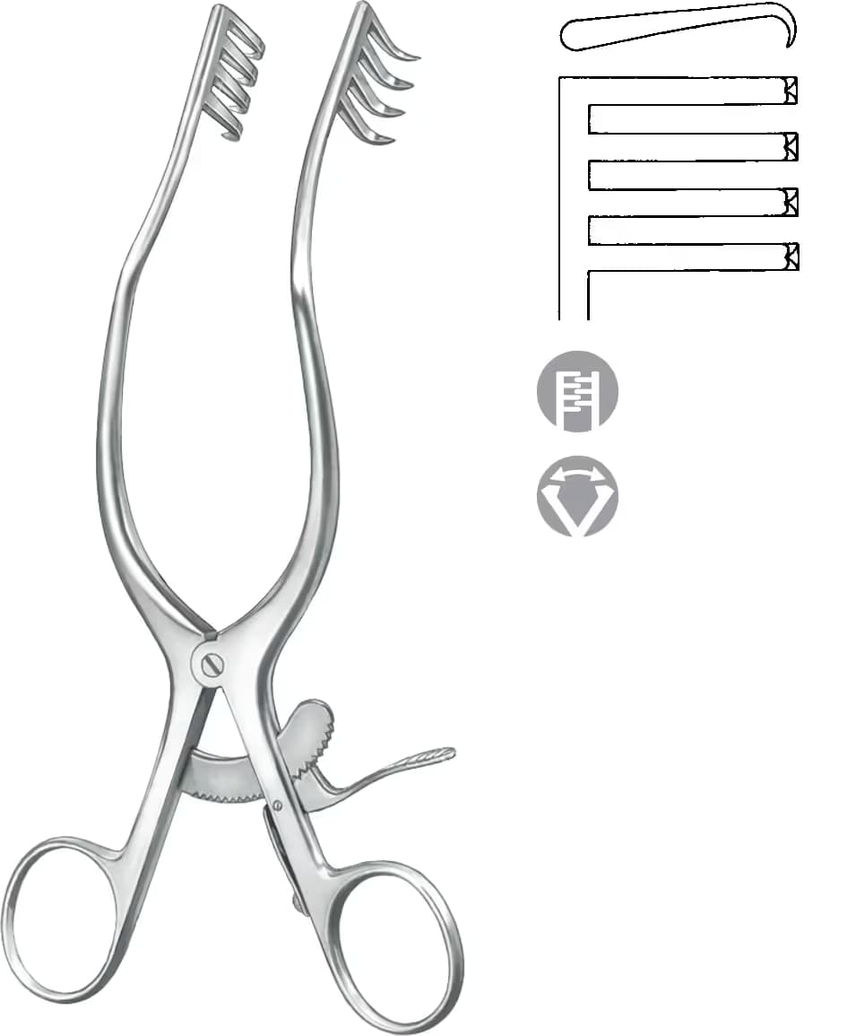 OTOMATIK EKARTOR ADSON 4X4 SIVRI 19CM