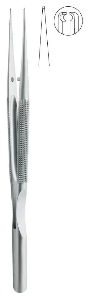 TC PENSET MİKRO YUVARLAK SAP DENGE AYARLI 0,30MM PIERCE 15CM