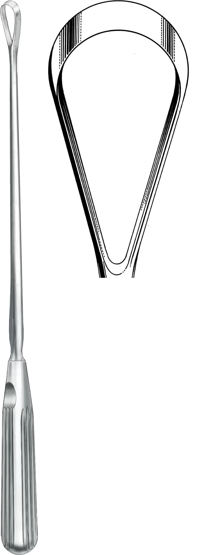 UTERIN KÜRET SIMS 25,5CM 40MM KESKİN