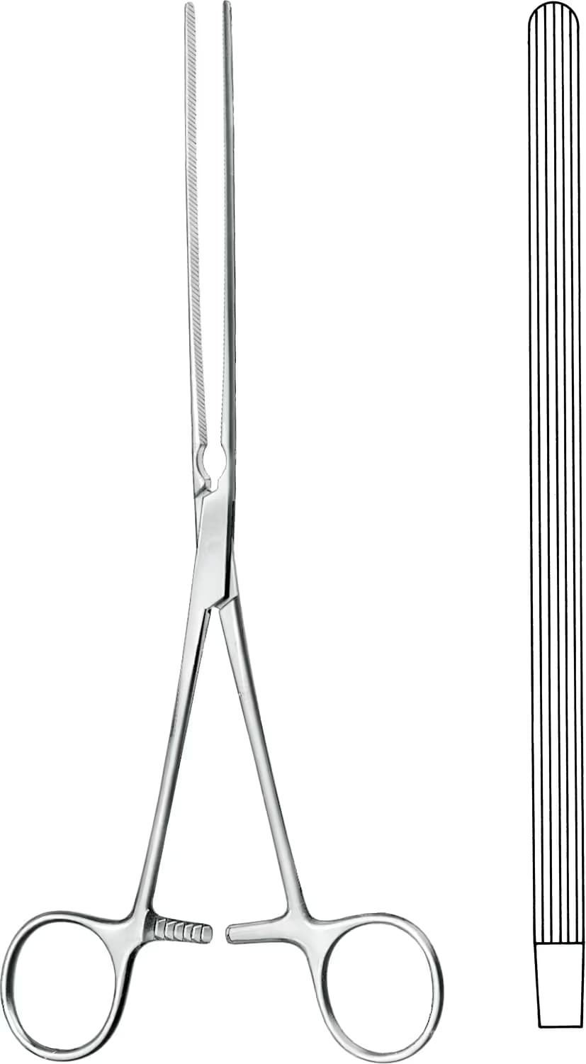 BARSAK KLEMPİ MAYO-ROBSON 25CM DÜZ