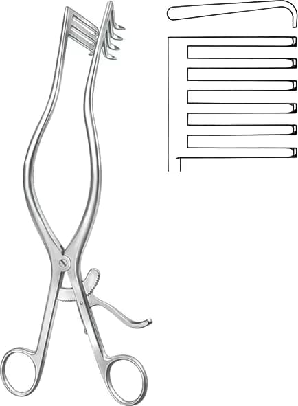 OTOMATIK EKARTOR ADSON 6X6 SIVRI 29CM