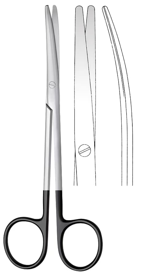 TC SUPERCUT MAKAS METZENBAUM 14,5cm EĞRİ