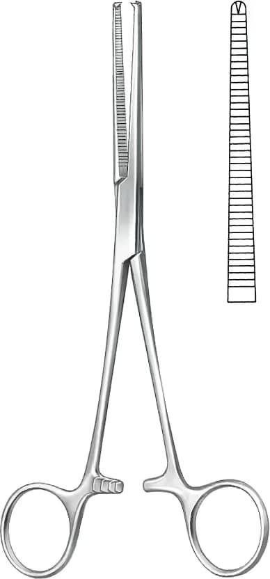 KLEMP KOCHER İNCE 1X2 DISLI DUZ 14CM