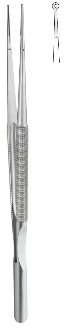 TC PENSET MİKRO YUVARLAK SAP DENGE AYARLI 23CM 2x1,0mm DÜZ