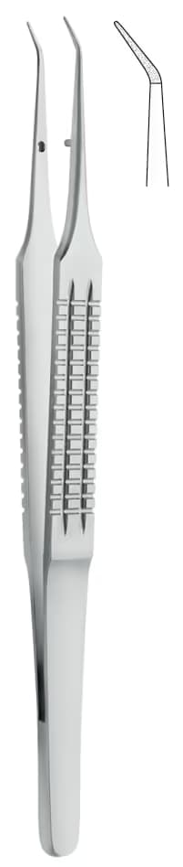 PENSET MİKRO DÜZ SAP 18CM 0,40MM 45° AÇILI