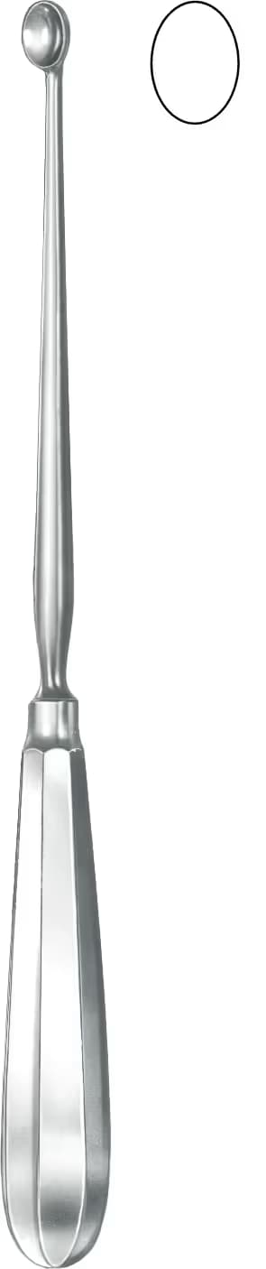 KEMIK KURETI SIMON 24CM FIG.2 8,5MM