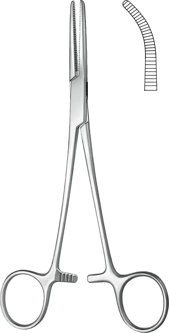 HEMOSTATİK KLEMP SPENCER WELS EGRI 13CM