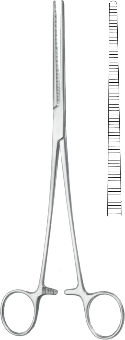HEMOSTATİK KLEMP SAROT 24CM DUZ