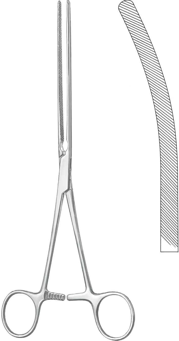 BARSAK KLEMPİ DOYEN 23,5CM EĞRİ