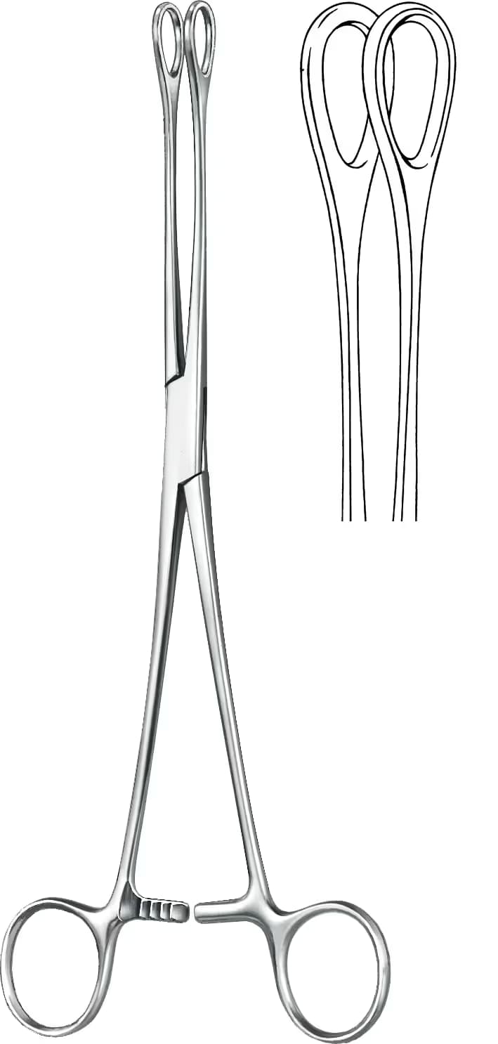 SPANÇ KLEMPİ FOERSTER DİŞSİZ 25CM DÜZ