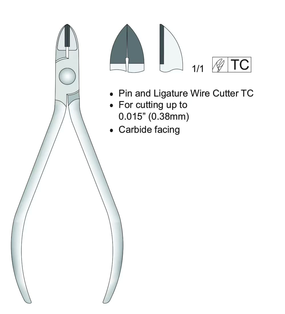 Tc Ligatür Pin Kesici 120Mm