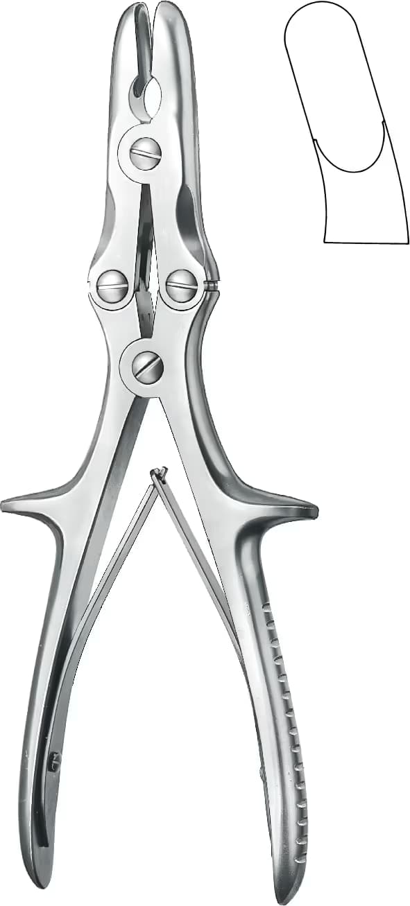 KEMİK RONJUR STILLE LUER 22CM EĞRİ