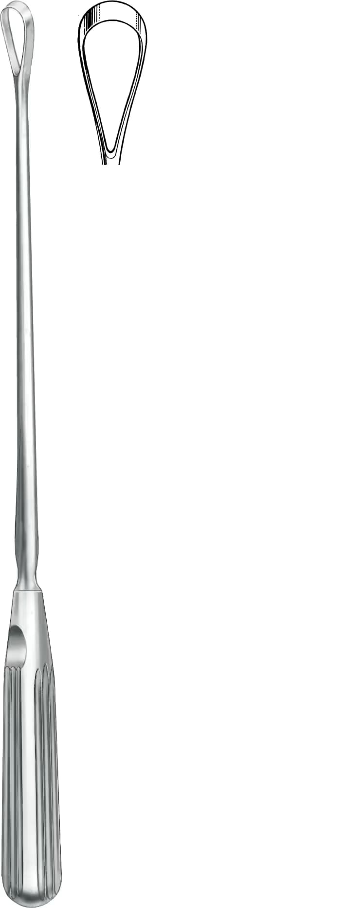 UTERIN KÜRET SIMS 25,5CM 12,0mm KESKİN