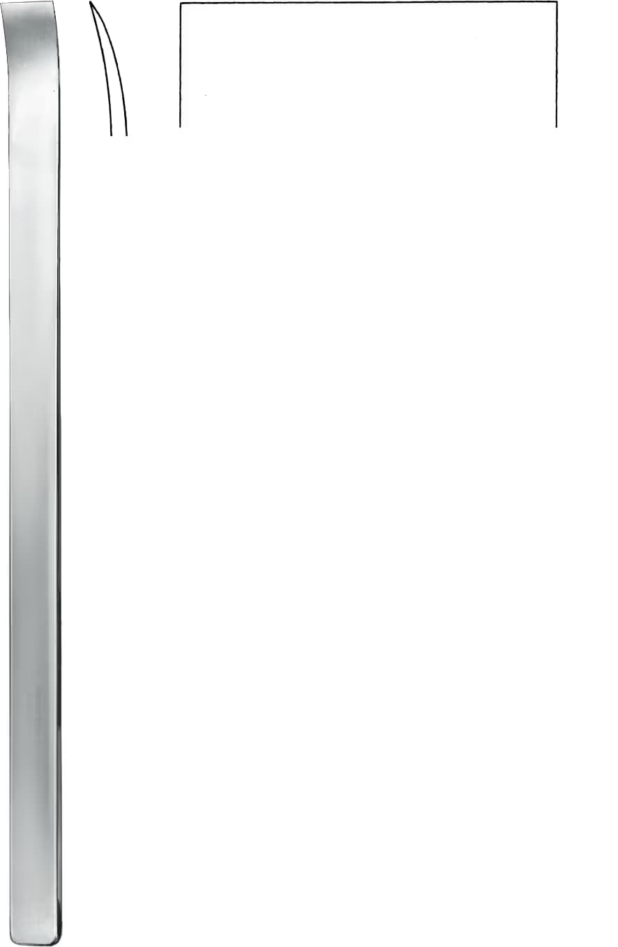 LAMBOTTE OSTEOTOM EĞRİ 24,5CM 44MM
