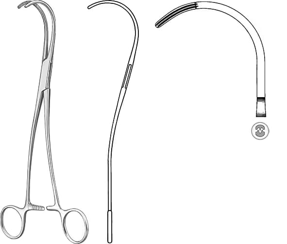 ATRAVMATIK KLEMP DEBAKEY SEMB 25cm 100mm