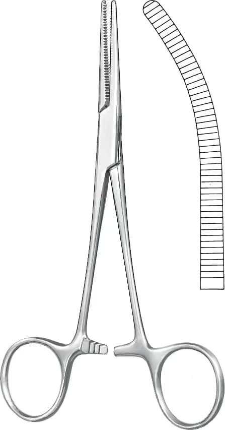HEMOSTATİK KLEMP PEAN NIPPON 18CM EĞRİ