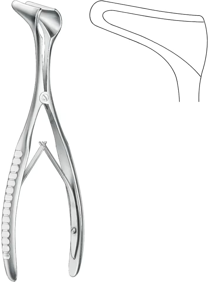 BURUN SPEKULUMU HARTMANN HALLE 15,5CM FIG.3