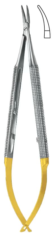 TC PORTEGÜ mikro Barraquer kilitli 13cm eğri