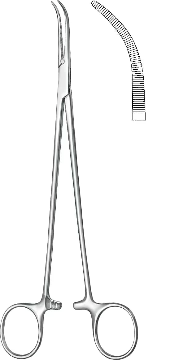DİSEKSİYON KLEMP OVERHOLT-FINO FIG.2 22CM