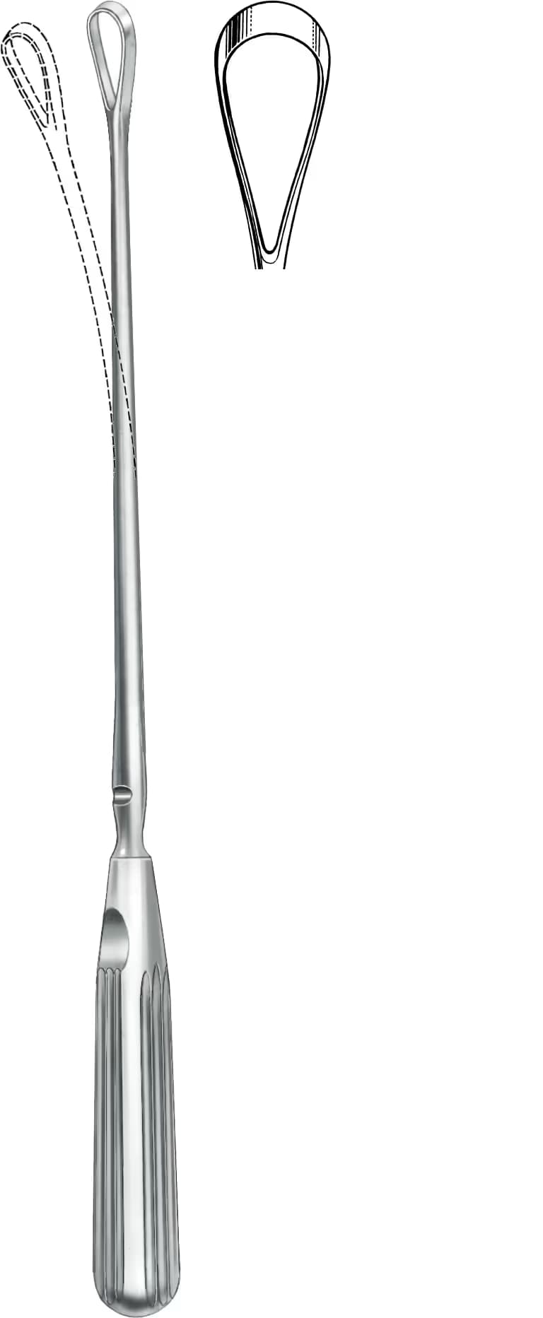 UTERIN KÜRET SIMS 25,5CM 14MM KÜNT