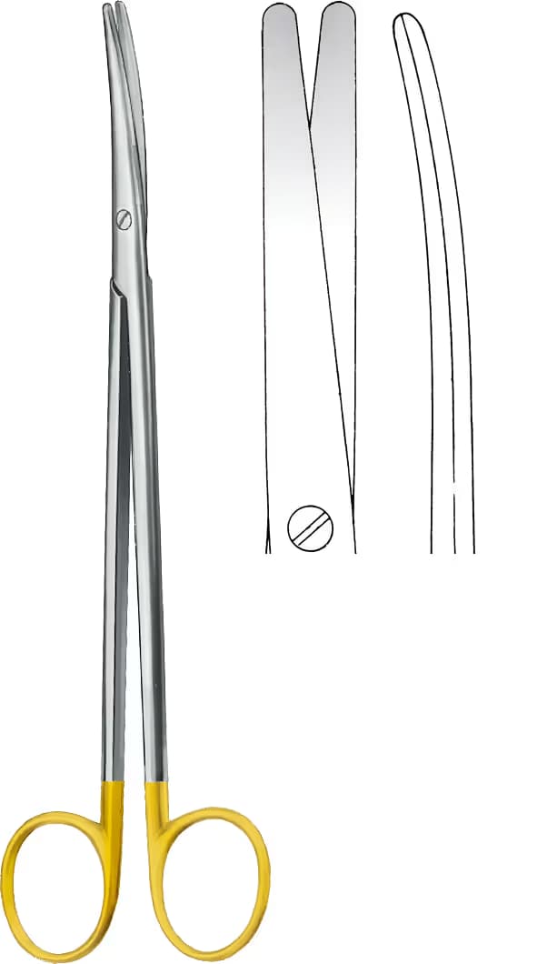 TC MAKAS METZENBAUM 200MM EĞRİ