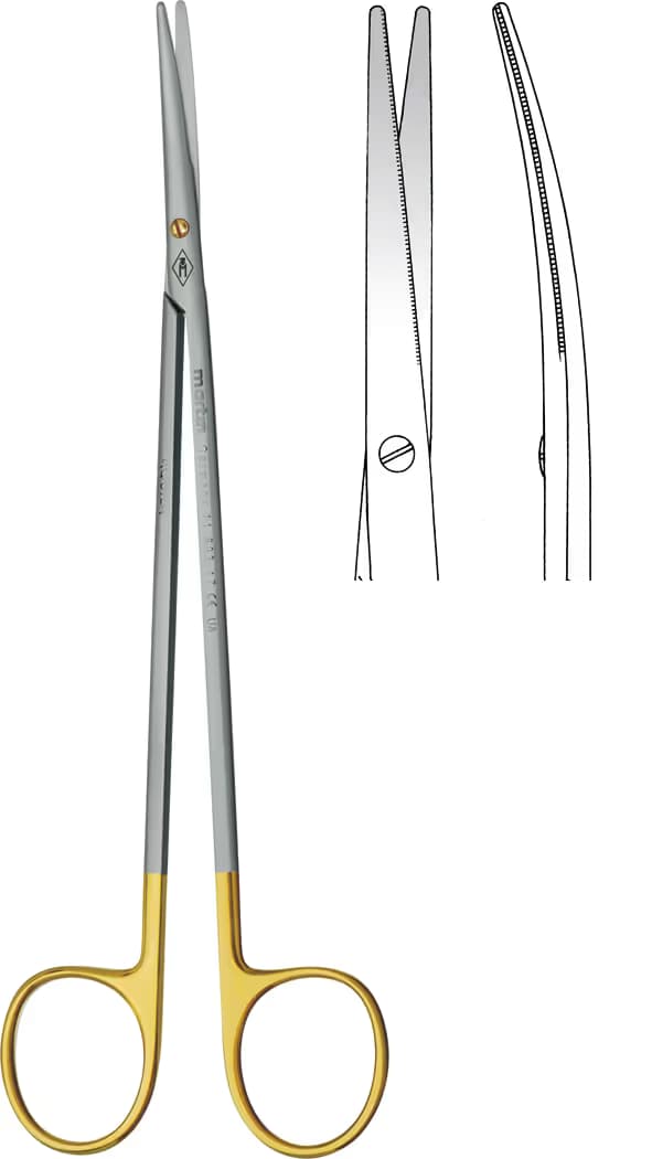 TC MAKAS TOENNIS ADSON INCE TIRTIKLI AGIZ 17CM EĞRİ