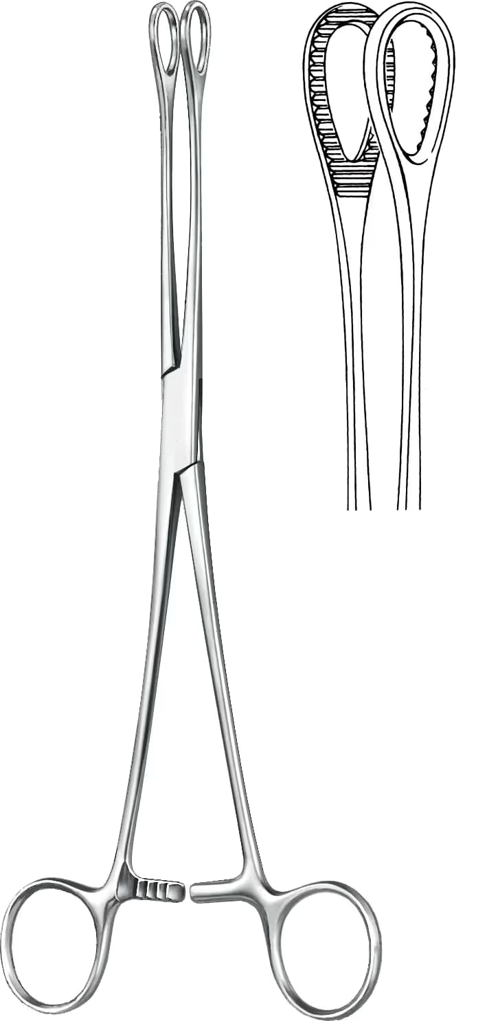 SPANÇ KLEMPİ FOERSTER DİŞLİ 18CM DÜZ