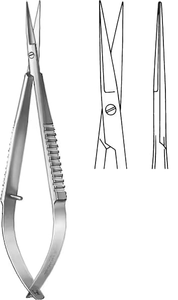 Mikro Makas 10cm Düz