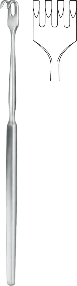 KANCA 16,5CM 4DISLI KESKİN