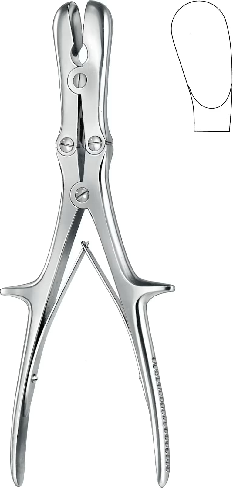 KEMİK RONJUR STILLE LUER 23CM EĞRİ