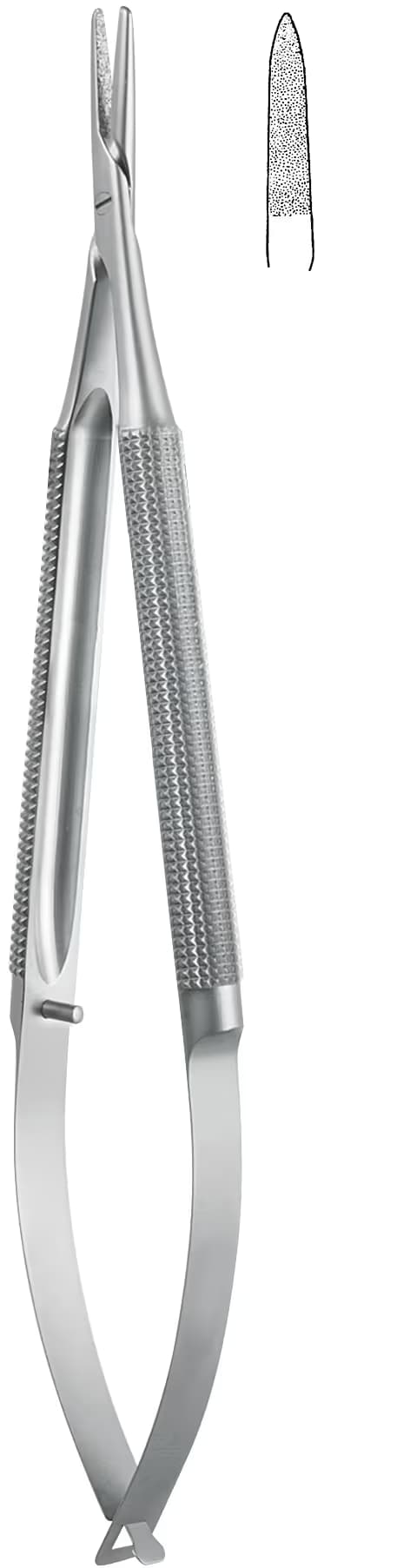 Portegü Mikro kilitsiz yuvarlak sap 2,0mm 18cm düz