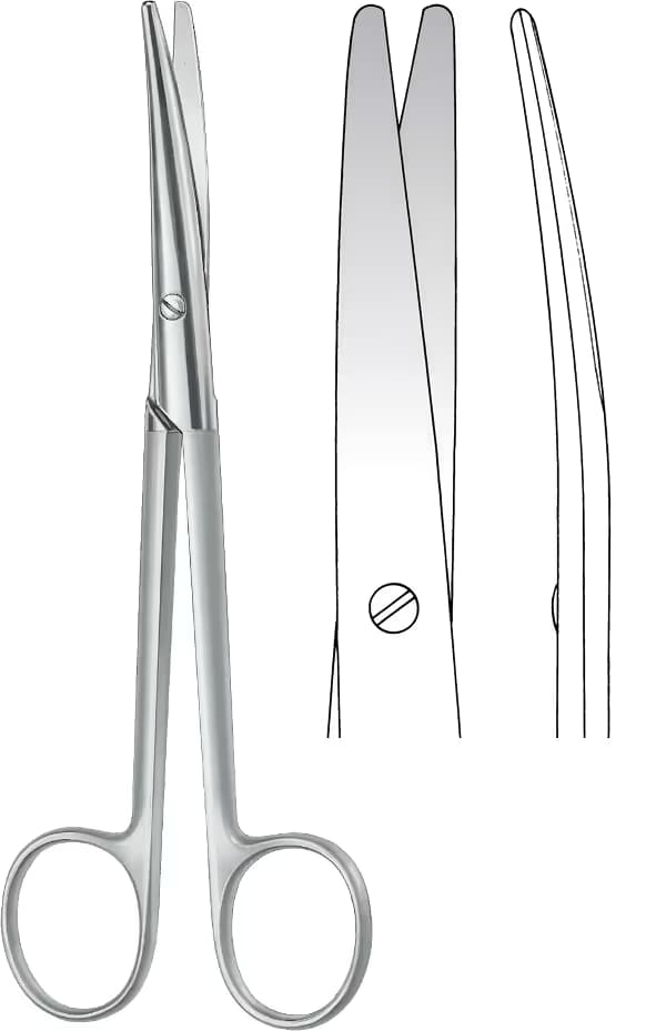 MAKAS MAYO LEXER SUPER KESICI 16CM EĞRİ