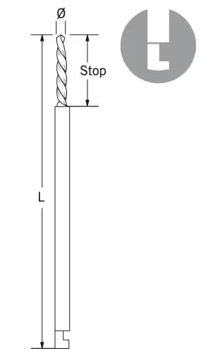 matkap ucu stryker 1,5x7x50mm