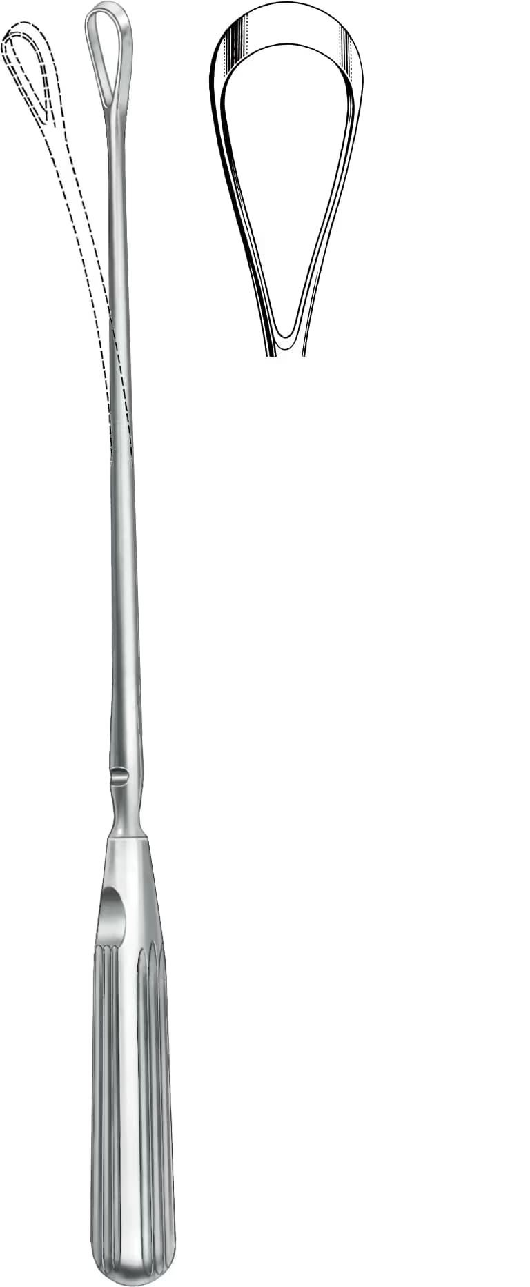 UTERIN KÜRET SIMS 25,5CM 19MM KÜNT