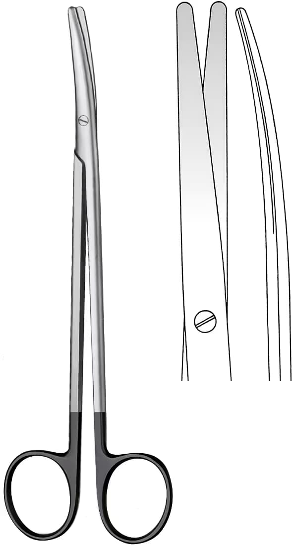TC SUPERCUT MAKAS METZENBAUM 23cm EĞRİ