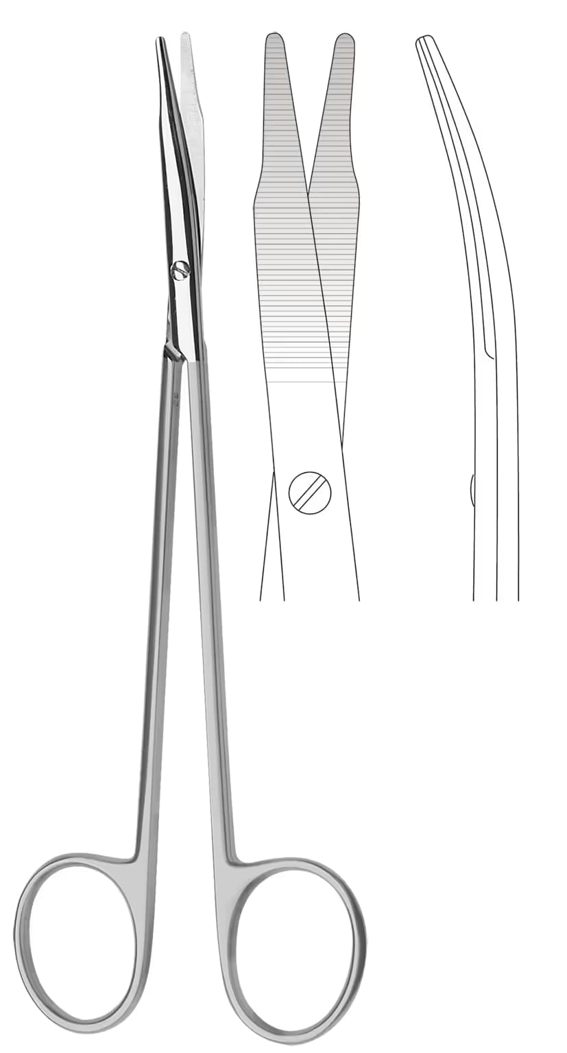 MAKAS LILLEHEI POTTS SUPER KESİCİ 18CM EĞRİ