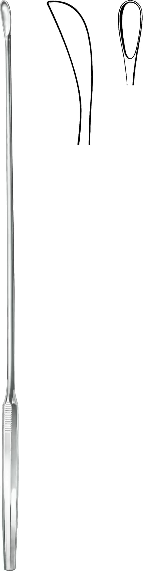 KÜRET LUER KORTE 31CM 5,5MM
