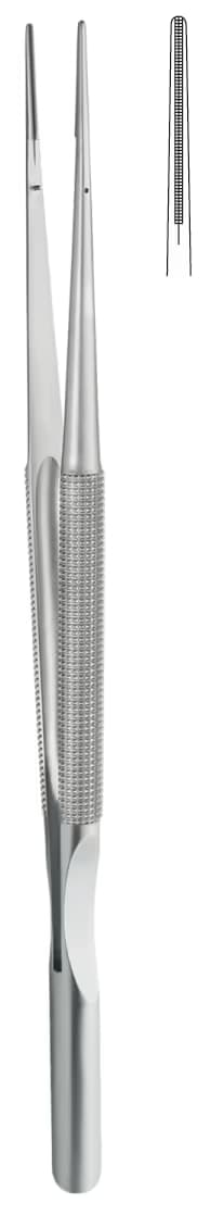 TC PENSET MİKRO YUVARLAK SAP DENGE AYARLI 21CM ATR.DEBAKEY 1,2mm