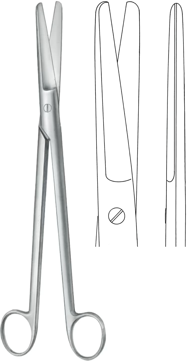 RAHİM MAKASI SIMS SIEBOLD 25CM DÜZ