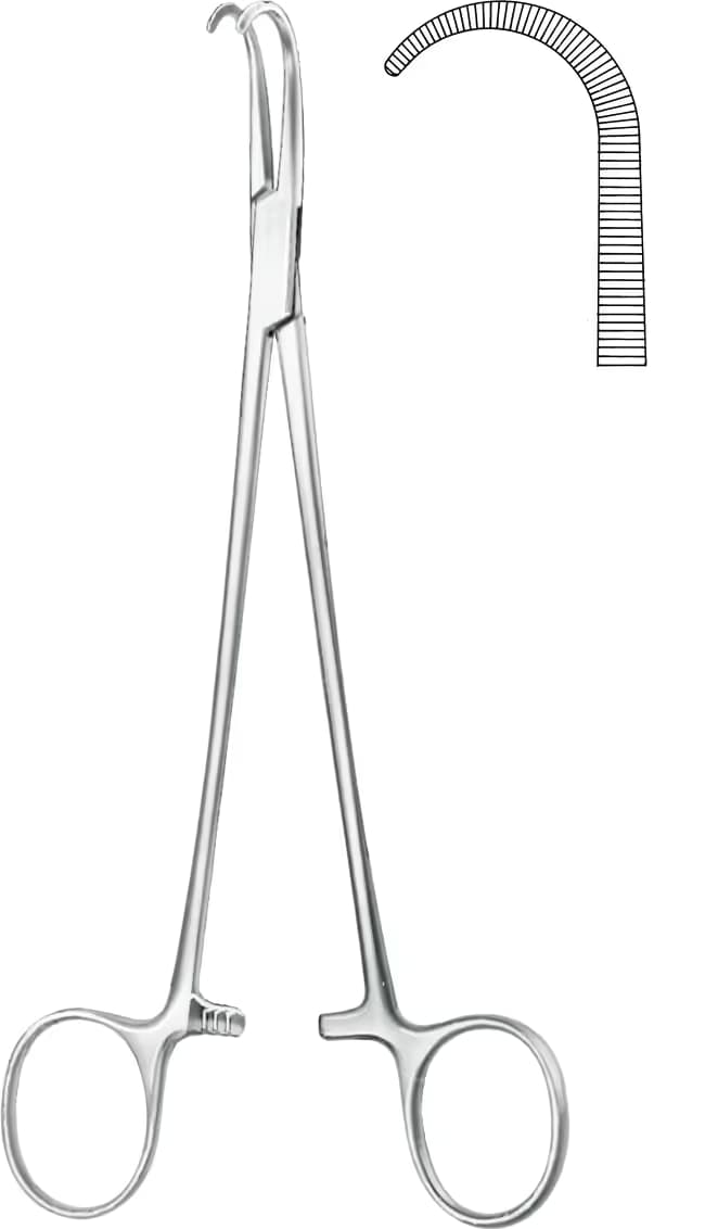 HEMOSTATİK KLEMP NEGUS 19CM EĞRİ