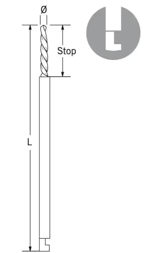 matkap ucu stryker 1,5x5x50mm