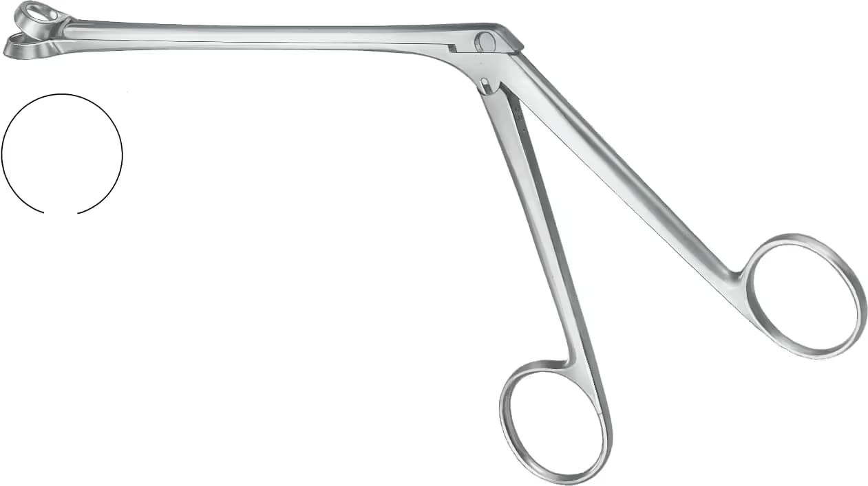 tonsil forseps hartmann 15mm 12cm