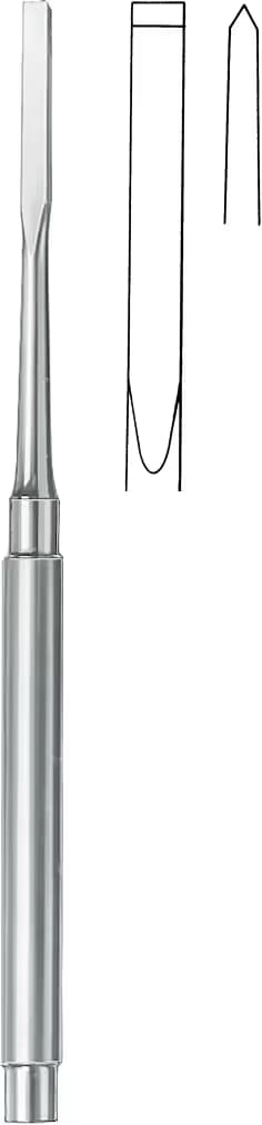 osteotom LUCAS 17cm 4mm