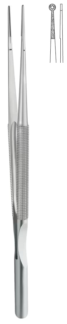 TC PENSET MİKRO YUVARLAK SAP DENGE AYARLI PLATFORMLU 25CM 2x1,0mm DÜZ