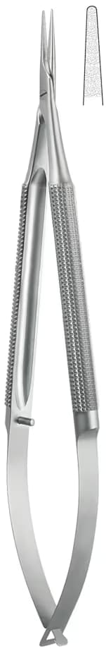 Portegü Mikro kilitsiz yuvarlak sap 1,2mm 15cm düz elmas püskürtme
