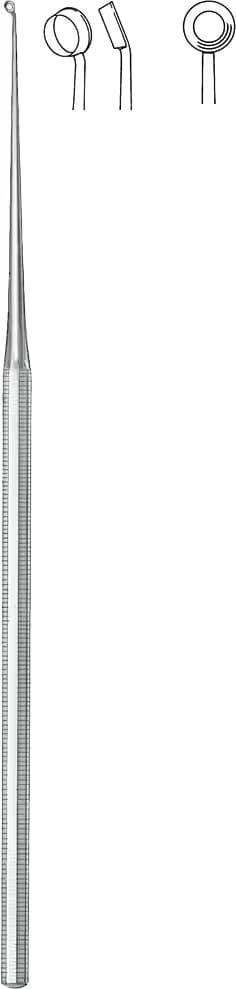 KULAK KURETI EĞRİ KESKIN 15cm 4,5mm
