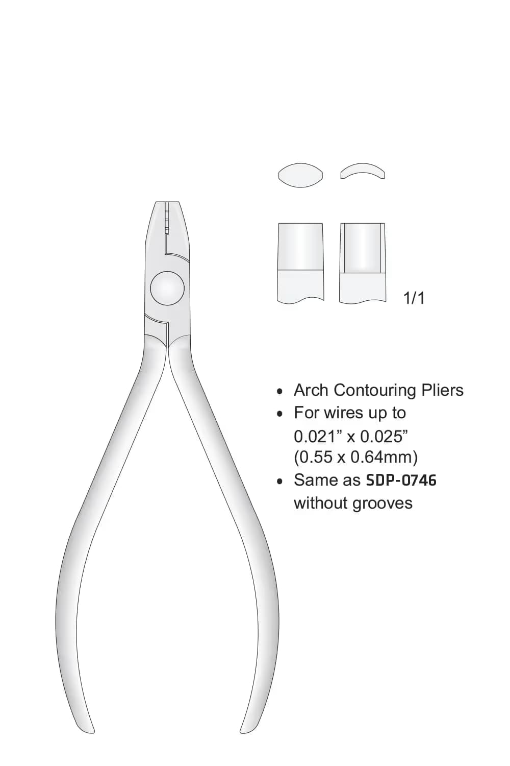 De La Rosa Arch Şekillendirici Pensesi 125Mm