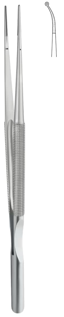 TC PENSET MİKRO YUVARLAK SAP DENGE AYARLI 25CM 1x0,5mm EĞRİ